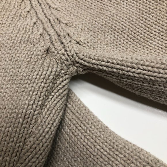 J. Crew Men's M Beige Sweater Roll Neck Oarsman - Picture 5 of 7